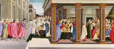 Four Scenes from the Early Life of Saint Zenobius, c.1500 by Sandro Botticelli
